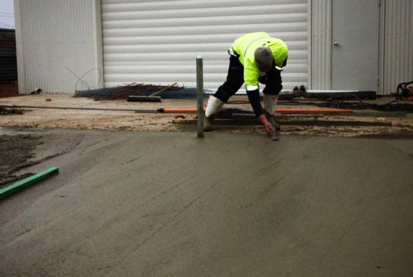 Our team working on the Scott Machinery Concrete Placing project in Christchurch