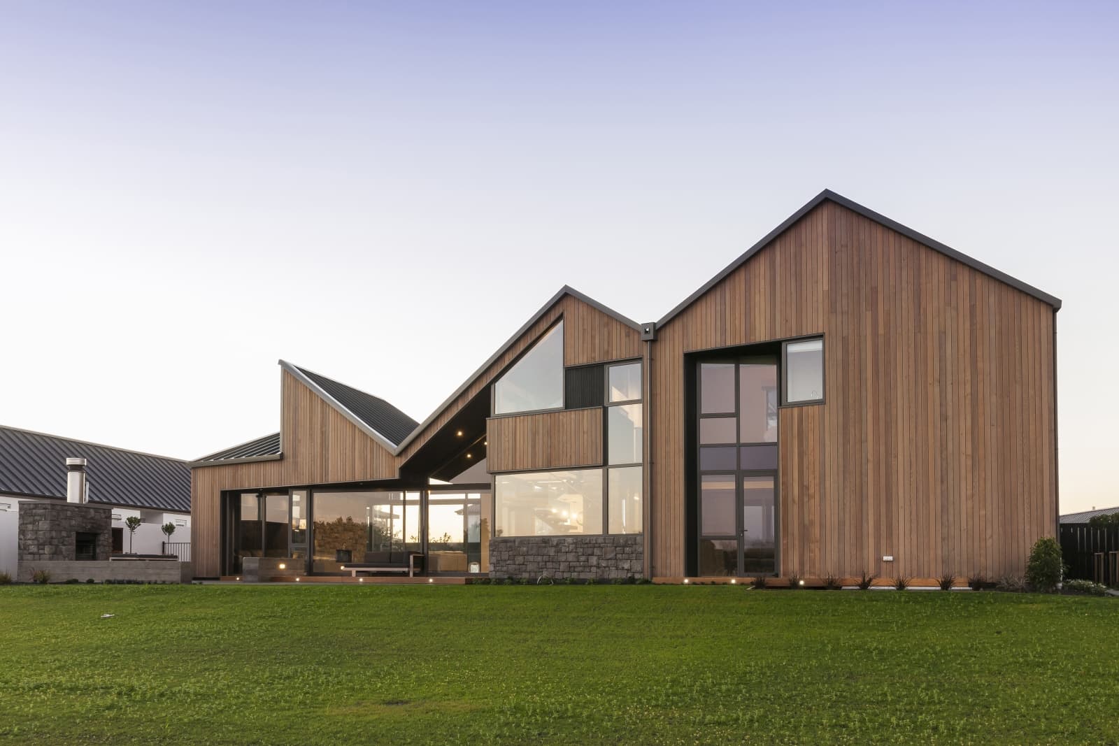 An architectural new build in Christchurch that our builders built